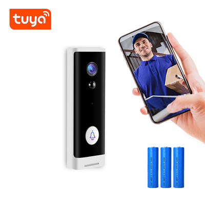 Дверной звонок Tuya легкой установки умный видео- для ночного видения домашней безопасностью 1080P HD